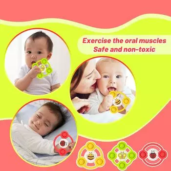 Детские игрушки Силиконовые детские Перевернись Музыкальные Детские Шесть месяцев Можно грызть Музыкальный инструмент 01 год One Size