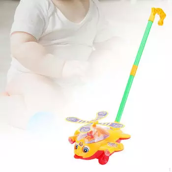 Детские игрушки, толкающие игрушки для ходьбы, подарки, развивающие игрушки для малышей Airplane