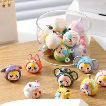 Детские игрушки третьего поколения, модные фигурки, украшения, серия Animal Party, коллекция Kawaii, модель игрушки, рождественский подарок для девочек