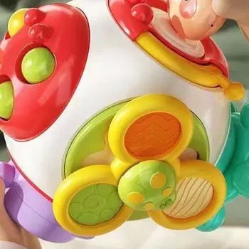 Детские игрушки Занятый игрок Хватающий мяч Головоломка Восприятие Шестигранник Вращение Детская игрушка для раннего образования Вращение One Size