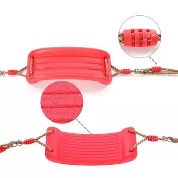 Детские качели Пластиковые детские качели DIY Домашние садовые качели красный