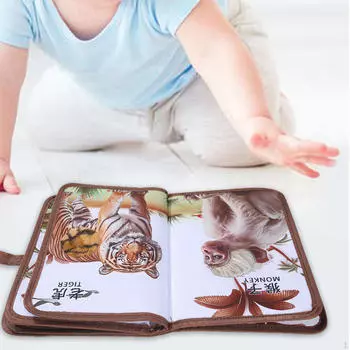 Детские книги игрушка хрустящая книга просвещение не может порваться мягкий сенсорное развитие для младенцев