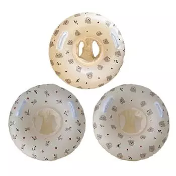 Детские кольца для плавания Детская лодка Надувные кольца для плавания Тренажер для талии Поплавок для бассейна с двойной ручкой Простота в использовании