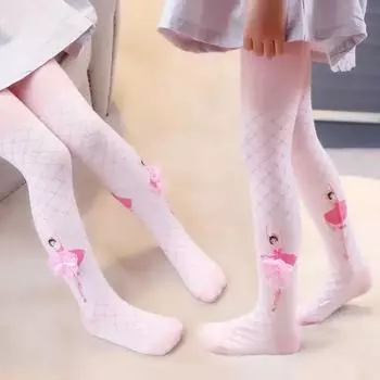 Детские колготки для девочек, хлопковые колготки для девочек, детские вязаные колготки для младенцев, мягкая одежда для младенцев, колготки на весну/осень S белый