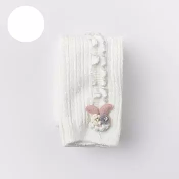 Детские колготки для девочек Колготки в рубчик для малышей и девочек из хлопка Теплые колготки Однотонные колготки конфетных цветов Осенне-зимний стиль 0-6 лет 0to1Years(S)