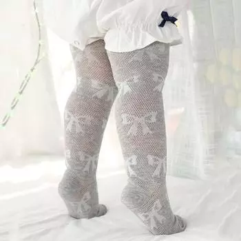 Детские колготки для девочек, однотонные колготки для маленьких девочек, летние колготки для детей, леггинсы 18/206-12M серый