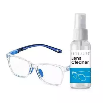 Детские компьютерные очки Intellilens Wayfarer для защиты глаз с чистящим средством для линз | Очки с фильтром синего света (49-15-130)