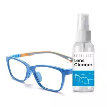 Детские компьютерные очки Intellilens Wayfarer для защиты глаз с чистящим средством для линз | Очки с фильтром синего света (49-15-130)