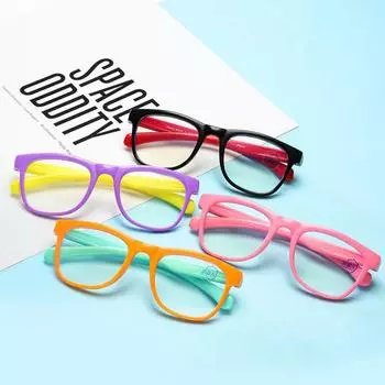 Детские компьютерные очки унисекс с фильтром синего света для защиты глаз от перенапряжения глаз TR90, усовершенствованная оправа для мальчиков/девочек