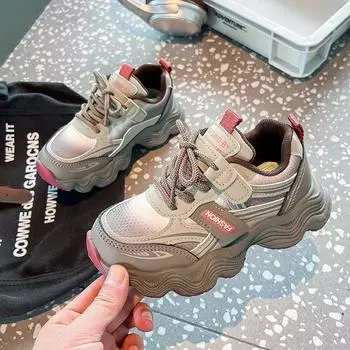 Детские короткие ботинки с боковой молнией для мальчиков и девочек, теплые ботинки для зимы 2024 года, новые модные детские зимние ботинки унисекс, однотонные, универсальные 27 хаки