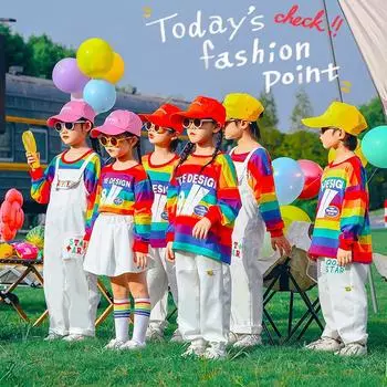 Детские костюмы для черлидинга и танцев для школьных и детских садов 150 cm