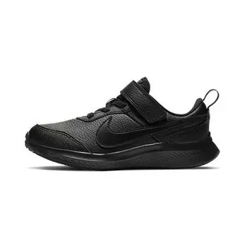 Детские кожаные кроссовки Nike Varsity PSV Triple Black CN9393-001