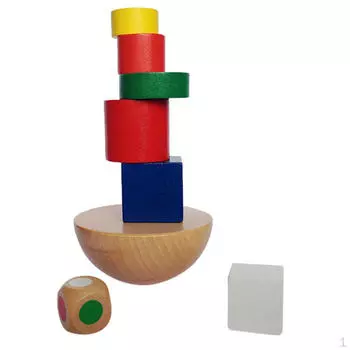 Детские красочные деревянные балансирующие игрушки для развития ребенка