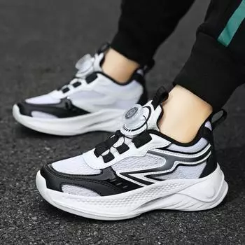 Детские кроссовки 2025 Летние кроссовки для мальчиков на открытом воздухе с дышащей сеткой Кроссовки для бега для мальчиков и девочек Size30 ,Foot Length18.5cm белый