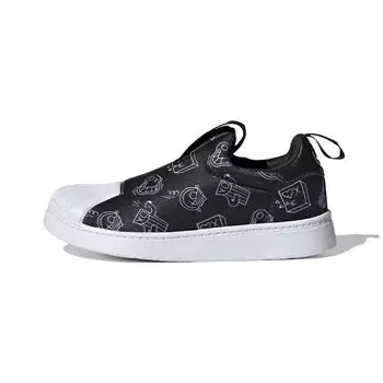 Детские кроссовки adidas Andr Saraiva x Superstar 360 J Playful Graffiti Black Core-Black Cloud-White HQ4101 28