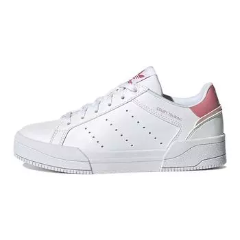 Детские кроссовки adidas Court Tourino J White Hazy Rose, белый H00765 35
