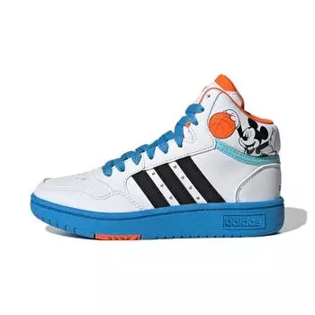 Детские кроссовки adidas Disney x Hoops 3.0 Mid J Mickey Mouse White Cloud-White Core-Black GY6634 28