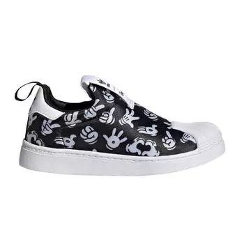 Детские кроссовки adidas Disney x Superstar 360 J Mickeys Hands Black Core-Black Cloud-White GX1872 28