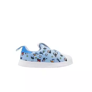 Детские кроссовки adidas Disney x Superstar 360 I Mickey Mouse Blue Clear-Sky Cloud-White IF3551 24