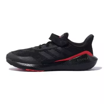 Детские кроссовки adidas EQ21 Run Velcro J Black Vivid Red Core-Black GZ5399 28