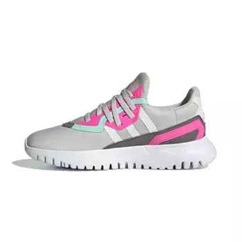 Детские кроссовки adidas Flex J Grey Screaming Pink Grey-One Cloud-White FX5324 28