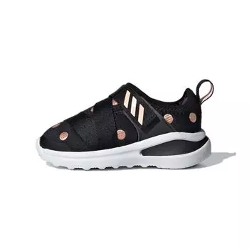 Детские кроссовки adidas FortaRun X Infant Polka Dot Black Core-Black Glow-Pink FY2619 25