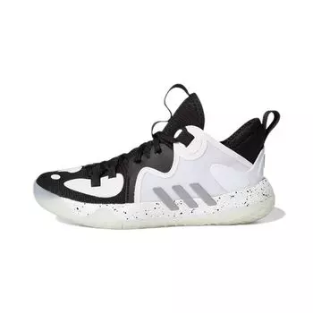 Детские кроссовки adidas Harden Stepback 2 J Oreo White Core-Black Silver-Metallic FZ1888 28