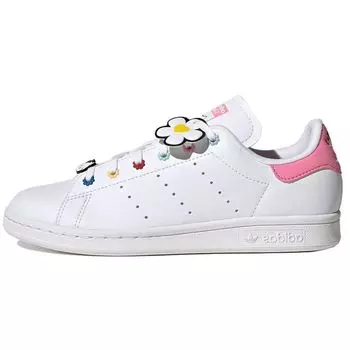 Детские кроссовки adidas Hello Kitty x Stan Smith J Floral Beads White Cloud-White Bliss-Pink ID7230 36