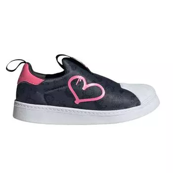 Детские кроссовки Adidas Hello Kitty x Superstar 360 J Hello Kitty and Friends Black Carbon Core - Black IF3554 28