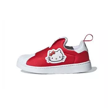 Детские кроссовки adidas Hello Kitty x Superstar 360 J Vivid Red Cloud-White Core-Black GY9211 28