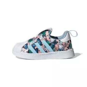 Детские кроссовки adidas Her Studio London x Superstar 360 I Colorful Blossoms Multi-Color Haze-Coral Clear-Sky H05614 24
