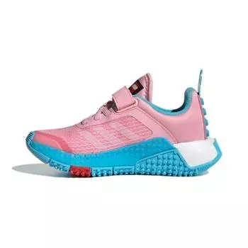 Детские кроссовки adidas LEGO x Sport J Light Pink Cloud-White Bright-Cyan GX7613 28