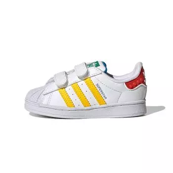Детские кроссовки adidas LEGO x Superstar I White Pantone Cloud-White GV8881 24