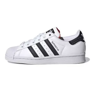 Детские кроссовки adidas LEGO x Superstar J White Pantone Cloud-White Core-Black GV8885 37