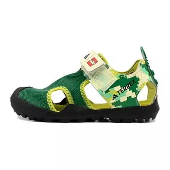 Детские кроссовки Adidas LEGO x Terrex Captain Toey J Core Green Glow Core-Black HQ5847 29