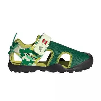 Детские кроссовки Adidas LEGO x Terrex Captain Toey J Core Green Glow Core-Black HQ5847 28