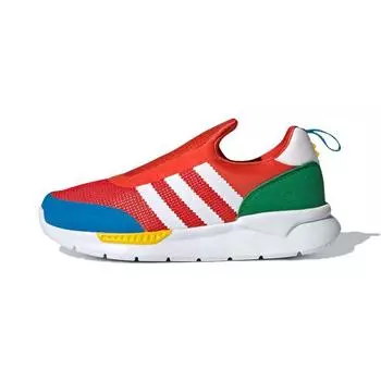 Детские кроссовки adidas LEGO x ZX 360 J Bold Orange Cloud-White Shock-Blue FX4957 34