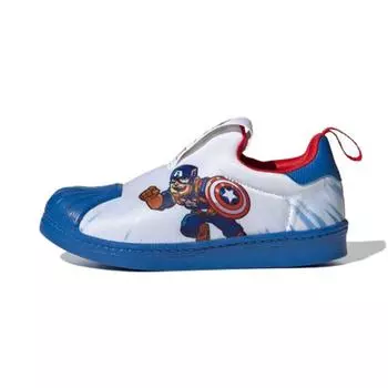 Детские кроссовки adidas Marvel x Superstar 360 J Captain America White Cloud-White Vivid-Red FX4879