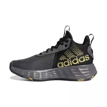Детские кроссовки adidas Own The Game 2.0 J Grey Matte Gold Grey-Five Core-Black GZ3381 28