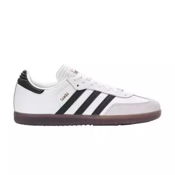 Детские кроссовки adidas Samba J White Black Gum Cloud-White Core-Black IF1944 36