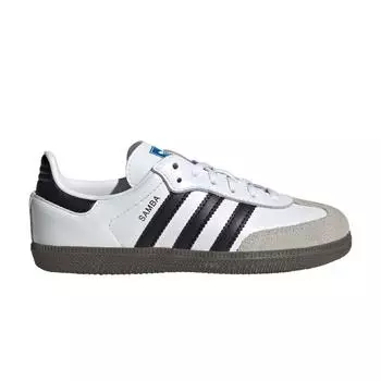 Детские кроссовки adidas Samba OG K White Black Gum Cloud-White Core-Black IE3677 31