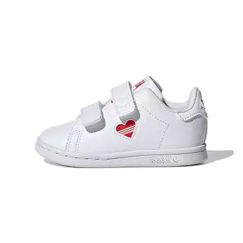 Детские кроссовки Adidas Stan Smith Infant Valentines Day White Cloud-White Vivid-Red FZ2835 23