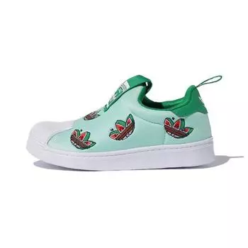 Детские кроссовки adidas Superstar 360 J Watermelon Green Clear-Mint Footwear-White FY4368 30