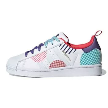 Детские кроссовки adidas Superstar J Chinese New Year - Year Of The Ox Polka White Cloud-White Collegiate-Purple GZ7349 36