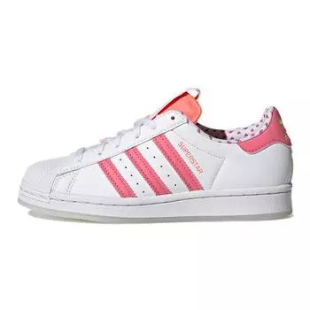 Детские кроссовки adidas Superstar Shell Toe J Valentines Day White Cloud-White Rose-Tone GY3336 36