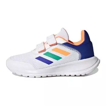 Детские кроссовки adidas Tensaur Run 2.0 K White Orange Lucid Blue Cloud-White Screaming-Orange HQ1268 28