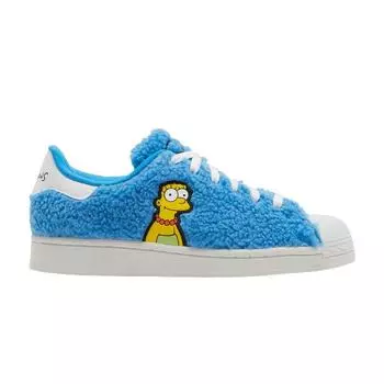 Детские кроссовки adidas The Simpsons x Superstar Big Kid Marge Simpson Blue Cloud-White Core-Black GZ1774 35