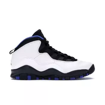 Детские кроссовки Air Jordan 10 Retro GS Orlando Синий Белый Черный-Королевский-Металлик-Серебристый 310806-108