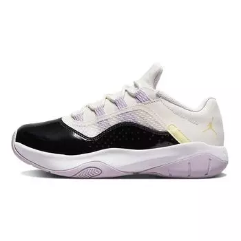 Детские кроссовки Air Jordan 11 CMFT Low GS Sail Doll Белый Черный Цитрон-Тинт DV3477-100 38.5