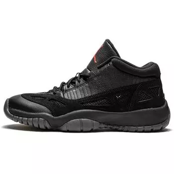 Детские кроссовки Air Jordan 11 Retro Low IE GS Referee Black True-Red 768873-003